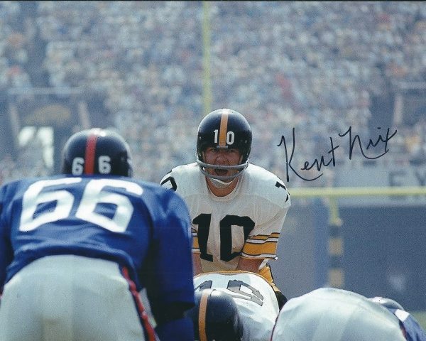 Autographed KENT NIX 8X10 Pittsburgh Steelers photo