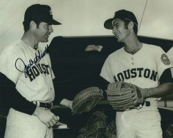 AUTOGRAPHED JACK HIATT 8X10 Houston Astros Photo