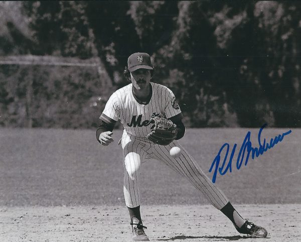 AUTOGRAPHED ROB ANDREWS 8x10 New York Mets photo