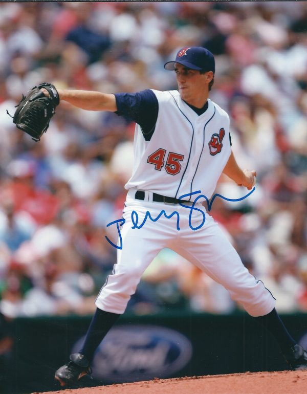 AUTOGRAPHED JEREMY SOWERS 8x10 Cleveland Indians Photo