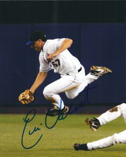 AUTOGRAPHED ERIC VALENT 8x10 New York Mets photo