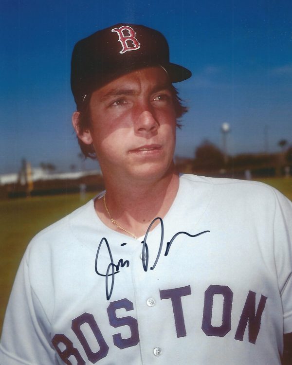 AUTOGRAPHED JIM DORSEY 8X10 Boston Red Sox photo