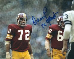 Autographed DIRON TALBERT 8x10 Washington Redskins Photo