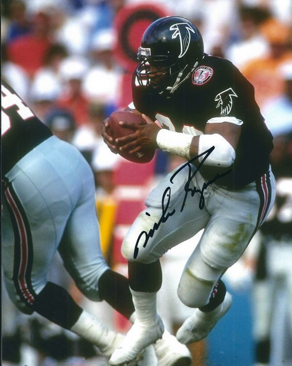 Autographed MIKE ROZIER 8X10 Atlanta Falcons photo