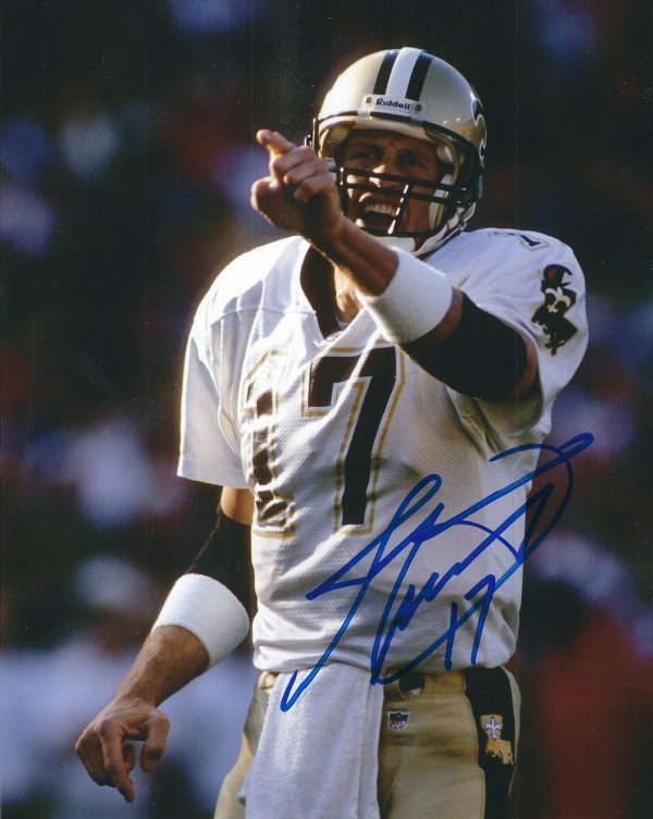 AUTOGRAPHED JIM EVERETT 8x10 New Orleans Saints Photo
