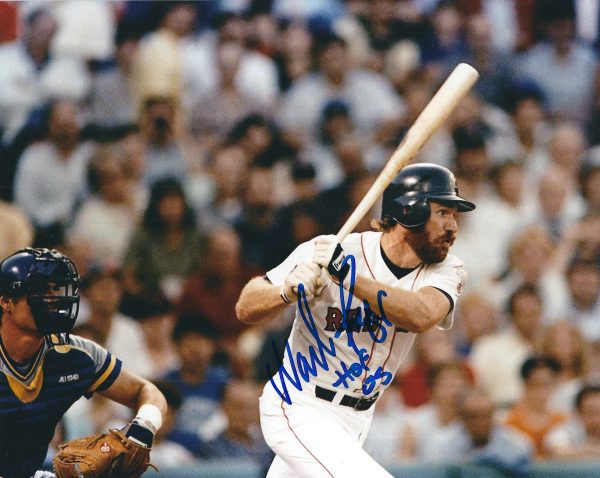 Autographed WADE BOGGS 8X10 Boston Red Sox photo