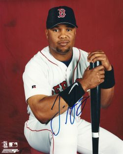 AUTOGRAPHED TROY O'LEARY 8x10 Boston Red Sox photo