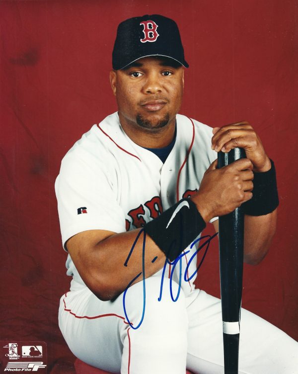 AUTOGRAPHED TROY O'LEARY 8x10 Boston Red Sox photo