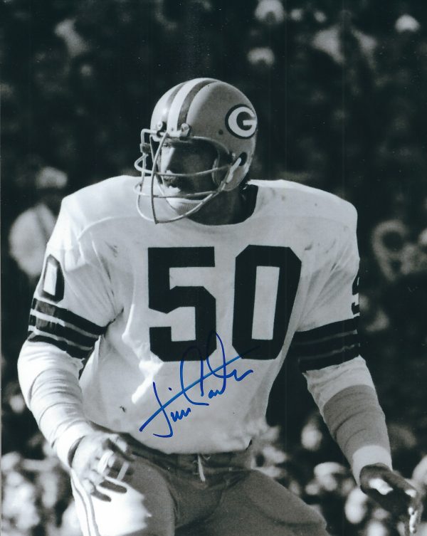 Autographed JIM CARTER 8X10 Green Bay Packers Photo