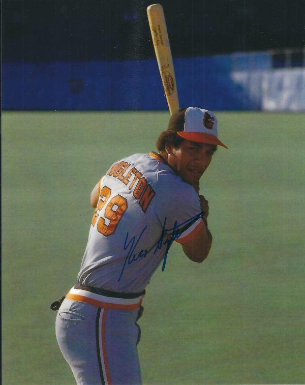 AUTOGRAPHED KEN SINGLETON 8x10 Baltimore Orioles Photo