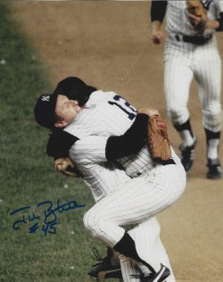 AUTOGRAPHED JIM BEATTIE 8X10 NEW YORK YANKEES photo