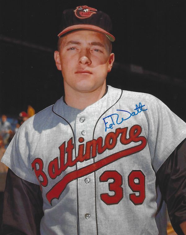 AUTOGRAPHED EDDIE WATT 8x10 Baltimore Orioles Photo