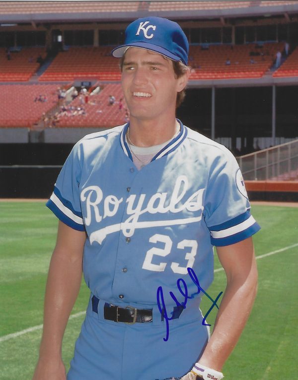 AUTOGRAPHED MARK GUBICZA 8x10 Kansas City Royals Photo