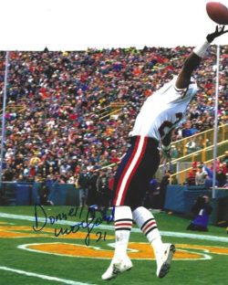 Autographed DONNELL WOOLFORD 8x10 Chicago Bears Photo