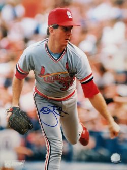 Autographed JOHN TUDOR St. Louis Cardinals 11x14 Photo