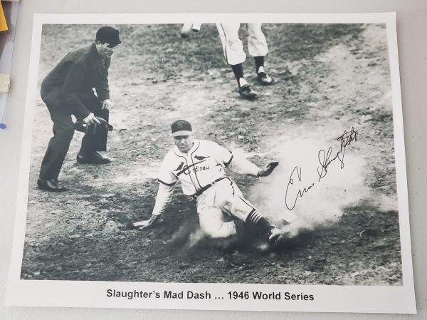 Autographed Enos Slaughter St. Louis Cardinals 11x14 Photo