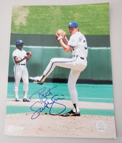 AUTOGRAPHED BRET SABERHAGEN 11x14 Kansas City Royals Photo