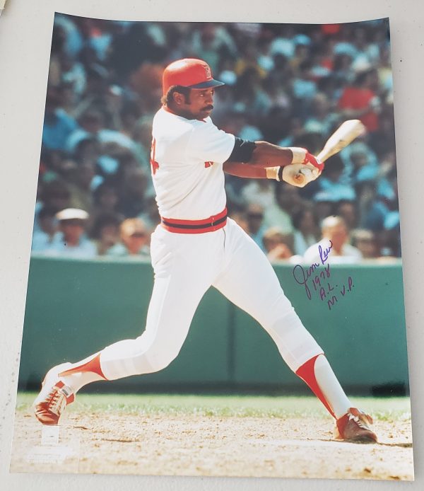 Autographed JIM RICE 11X14 Boston Red Sox Photo