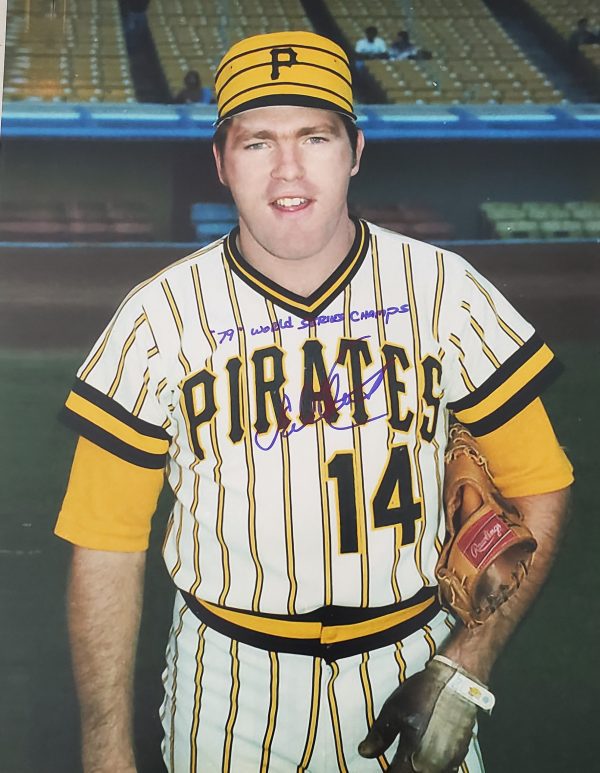Autographed ED OTT 11x14 Pittsburgh Pirates Photo