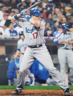 AUTOGRAPHED A.J. ELLIS 11X14 Los Angeles Dodgers photo
