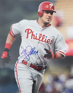 AUTOGRAPHED GREG DOBBS 11x14 Philadelphia Phillies Photo