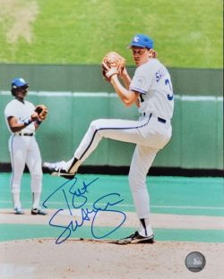 AUTOGRAPHED BRET SABERHAGEN 11x14 Kansas City Royals Photo
