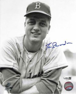 Autographed TOM LASORDA Brooklyn Dodgers 8X10 photo JSA