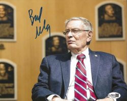 AUTOGRAPHED BUD SELIG 8X10 Hall of Fame Photo JSA