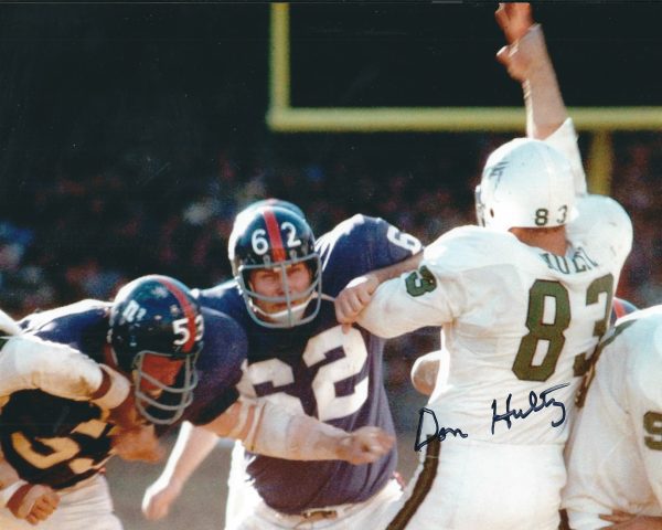 Autographed DON HULTZ 8X10 Philadelphia Eagles Photo