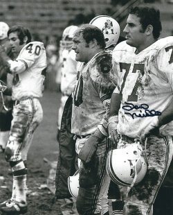 Autographed TOM NEVILLE 8X10 New England Patriots photo