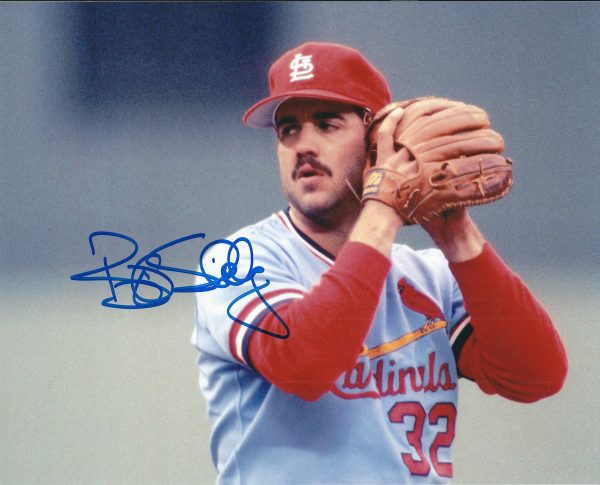 AUTOGRAPHED BOB SHIRLEY 8X10 St. Louis Cardinals photo