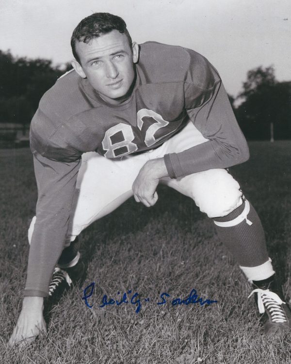 Autographed CECIL SOUDERS 8X10 Detroit Lions photo