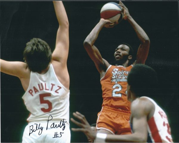 Autographed BILLY PAULTZ 8X10 New York Nets Photo
