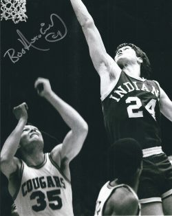 AUTOGRAPHED BOB NETOLICKY 8X10 Indiana Pacers photo
