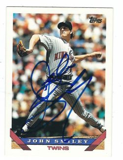 Autographed JOHN SMILEY 1993 Topps Card