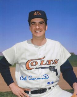 AUTOGRAPHED BOB ASPROMONTE 8x10 Houston Colt 45's Photo