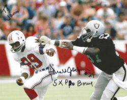 AUTOGRAPHED Harold Jackson New England Patriots 8x10 photo