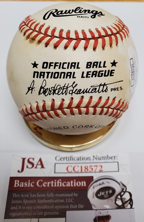 Autograhed JOCKO CONLAN Official National League Baseball JSA - Image 2