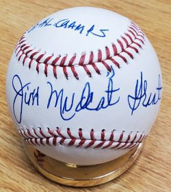 Autographed JIM "MUDCAT" GRANT  Official Major League Baseball