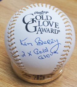 Autographed KEN BERRY Official Rawlings Gold Glove Major League Baseball