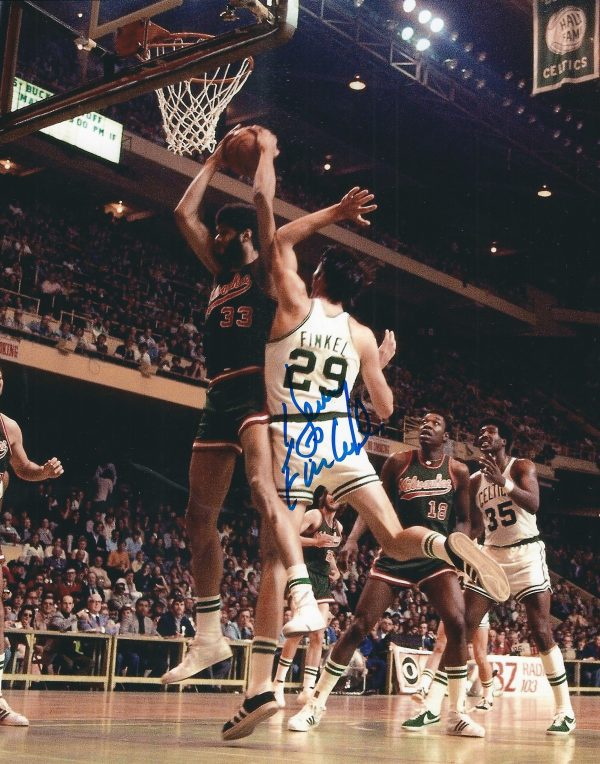 AUTOGRAPHED HENRY FINKEL 8x10 Boston Celtics photo