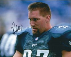 Autographed RHETT HALL 8X10 Philadelphia Eagles Photo