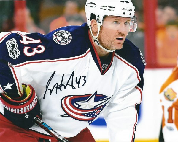 Autographed  SCOTT HARTNELL 8X10 Columbus Blue Jackets Photo
