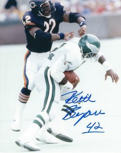 Autographed KEITH BYARS 8X10 Philadelphia Eagles Photo