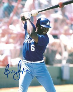 AUTOGRAPHED BILLY SAMPLE 8X10 Atlanta Braves photo