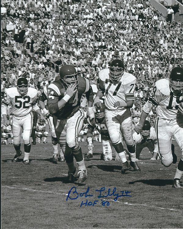 Autographed BOB LILLY  8x10 Dallas Cowboys Photo
