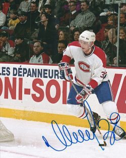 Autographed VLADIMIR MALAKHOV 8X10 Montreal Canadiens Photo