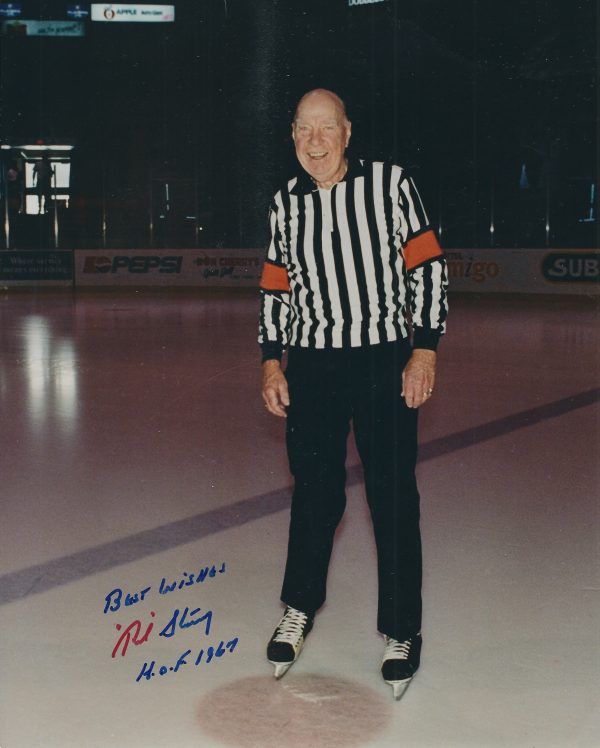 Autographed RED STOREY 8x10 Hockey Hall of Fame Photo