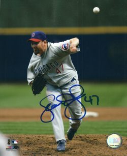 AUTOGRAPHED SCOTT EYRE 8x10 Chicago Cubs Photo