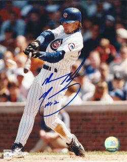 AUTOGRAPHED MICKEY MORANDINI 8X10 Chicago Cubs Photo